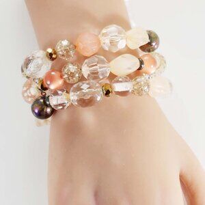 Vintage Elastic Bohemian Fuse Beads Bracelet